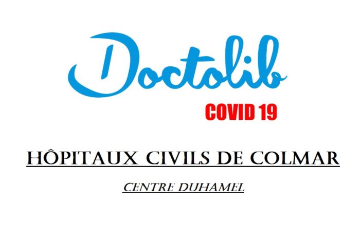 Modification du lien Doctolib pour la prise de rendez-vous vaccination Covid-19 au centre Duhamel